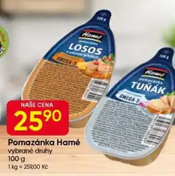 Hruška Pomazánka Hamé nabídka