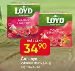 Hruška ČAJ LOYD nabídka
