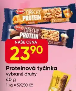 Hruška Proteinová tyčinka nabídka