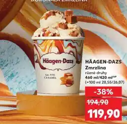 Kaufland Häagen-Dazs Zmrzlina nabídka