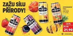 Kaufland Strongbow cider nabídka