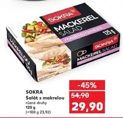 Kaufland Sokra Salát s makrelou nabídka