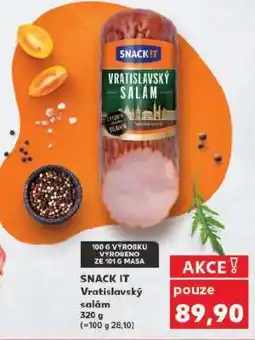 Kaufland SNACK IT Vratislavský salám nabídka