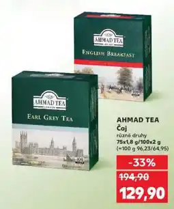 Kaufland Ahmad Tea Čaj nabídka