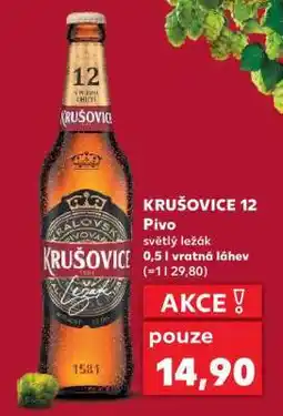 Kaufland KRUŠOVICE 12 Pivo nabídka