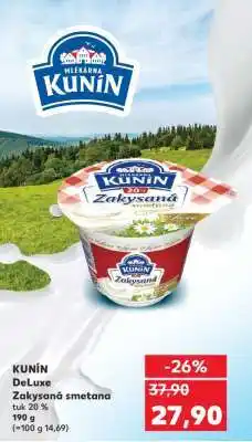 Kaufland KUNÍN DeLuxe Zakysaná smetana nabídka