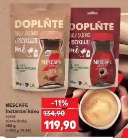 Kaufland NESCAFÉ Instantní káva nabídka