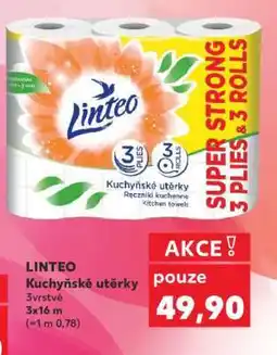 Kaufland Linteo kuchyňské utěrky nabídka