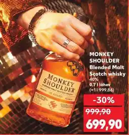 Kaufland MONKEY SHOULDER Blended Malt Scotch whisky nabídka
