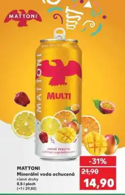 Kaufland MATTONI Minerální voda ochucená nabídka