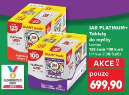 Kaufland Jar Platinum tablety do myčky nabídka