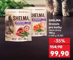 Kaufland Shelma granule pro kočky nabídka