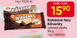 Hruška Kakaové řezy/Kávenky nabídka