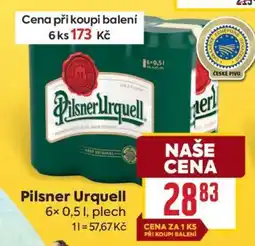 Billa Pilsner Urquell nabídka