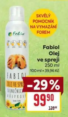 Billa FABIOL Olej ve spreji 250 ml nabídka