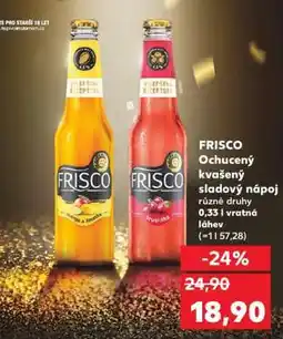Kaufland FRISCO Ochucený kvašený sladový nápoj nabídka