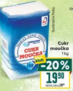 Billa Cukr moučka 1kg nabídka
