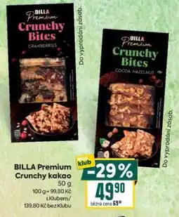 Billa BILLA Premium Crunchy kakao nabídka