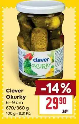Billa Clever Okurky nabídka