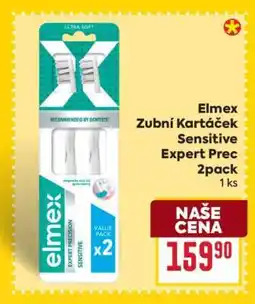 Billa Elmex Zubní Kartáček Sensitive Expert Prec 2pack nabídka