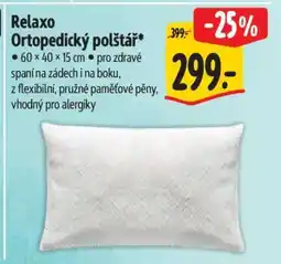 Albert Relaxo Ortopedický polštář nabídka