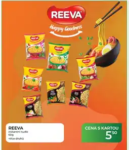 Tamda Foods REEVA instantní nudle nabídka