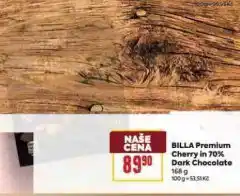 Billa Cherry in 70% dark chocolate nabídka