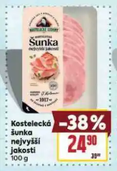 Billa Kostelecká šunka nabídka
