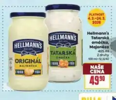 Billa Hellmann's majonéza nabídka