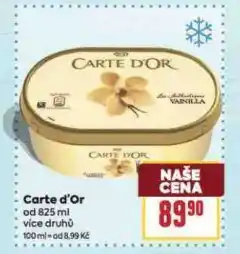 Billa Zmrzlina carte d'or nabídka