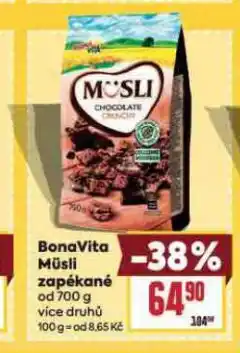 Billa Bonavita müsli zapékané nabídka