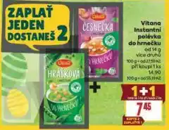 Billa Vitana instantní polévka nabídka