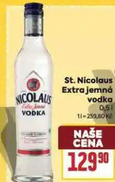 Billa St. nicolaus vodka nabídka