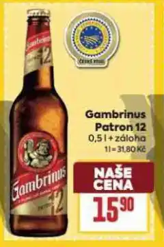 Billa Pivo gambrinus nabídka