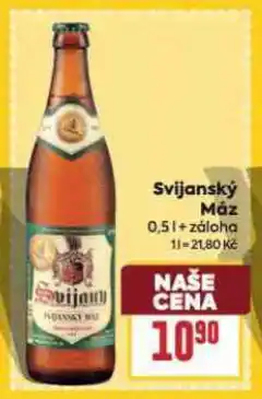 Billa Pivo svijanský máz nabídka