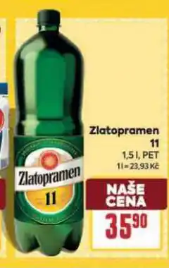 Billa Pivo zlatopramen nabídka