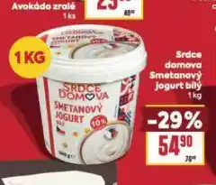 Billa Smetanový jogurt bílý nabídka