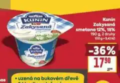 Billa Kunín zakysaná smetana nabídka