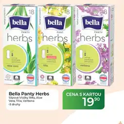 Tamda Foods Bella Panty Herbs Slipové Vložky 18Ks, Aloe Vera, Tilia, Verbena nabídka