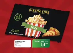 Tamda Foods CINEMA TIME Premium Pizza popcorn nabídka