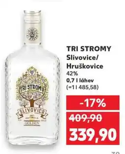 Kaufland TRI STROMY Slivovice/Hruškovice nabídka