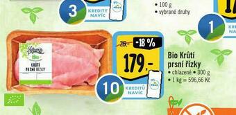 Albert Bio krůtí prsní řízky nabídka