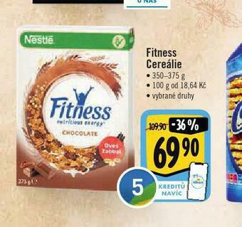 Albert Fitness cereálie nabídka
