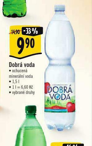 Albert Dobrá voda ochucená nabídka