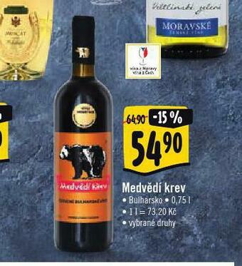 Albert Medvědí krev nabídka