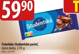 Bala Čokoláda Studentská pečeť nabídka