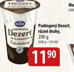 Bala Olma Pudingový Dezert nabídka
