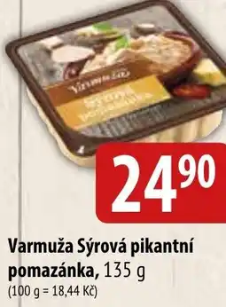 Bala Varmuža Sýrová pikantní pomazánka nabídka