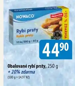Bala Nowaco Obalované rybí prsty nabídka