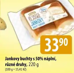 Bala Jankovy buchty s 50% náplní nabídka